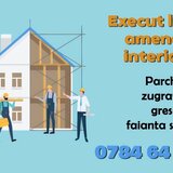 Amenajari interioare - zugravit, tapet, parchet, gresie, faianta, linoleum